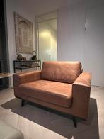 Loveseat Torino Cognac (Ecoleer), Huis en Inrichting, Ophalen, Tweepersoons, Zo goed als nieuw, Rechte bank