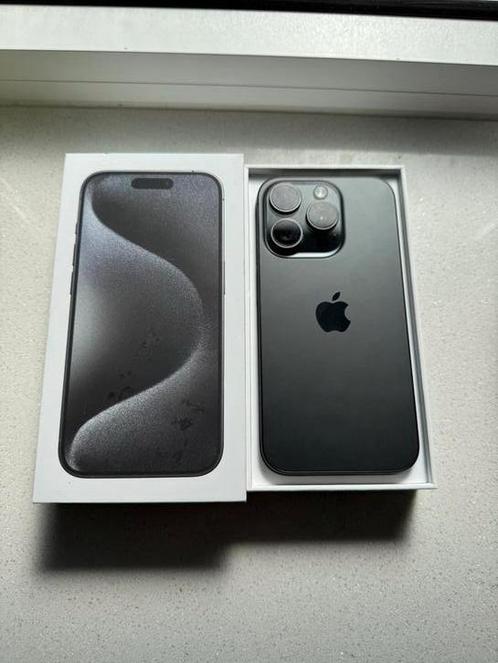 Apple iPhone 15 Pro Black Titanium 128gb 93%, Telecommunicatie, Mobiele telefoons | Apple iPhone, Zo goed als nieuw, 128 GB, iPhone 15 Pro