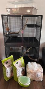 Keddoc animal home kooi met toebehoren., Dieren en Toebehoren, Ophalen, Zo goed als nieuw, Kooi, Minder dan 60 cm