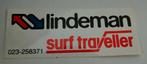 Sticker Lindeman Surf traveller (Haarlem), Ophalen of Verzenden, Nieuw, Bedrijf of Vereniging
