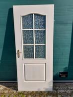 Opdekdeur/deur, Doe-het-zelf en Verbouw, Deuren en Horren, Glas, 80 tot 100 cm, Gebruikt, Ophalen of Verzenden