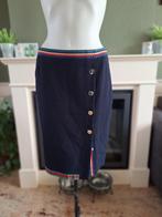 Caroline Biss blauwe rok met knopen 36 S gratis verz in NL, Zo goed als nieuw, Knielengte, Maat 36 (S), Caroline Biss
