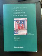 Europese Codificatie Geschiedenis, Boeken, Studieboeken en Cursussen, Ophalen of Verzenden, Alpha, Zo goed als nieuw, WO