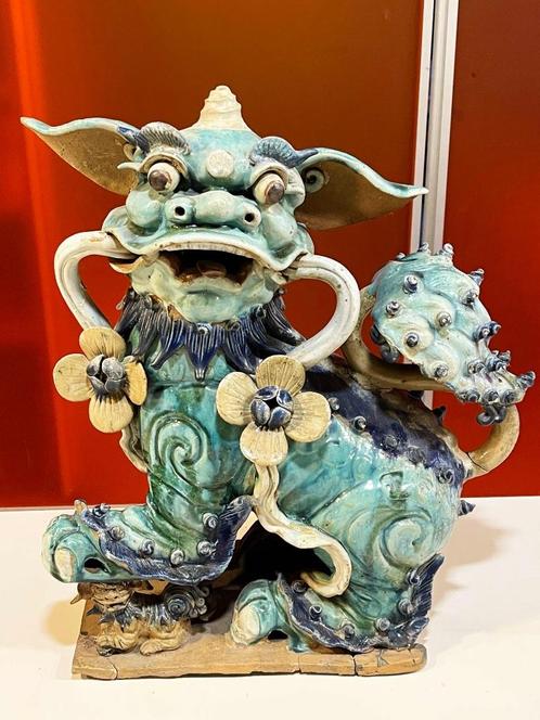 Prachtige laat 19e-eeuwse Chinese foo-hond, Antiek en Kunst, Antiek | Keramiek en Aardewerk, Ophalen