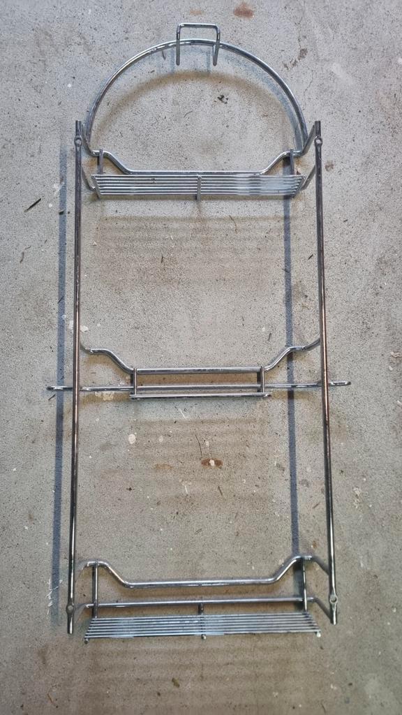 Wandrek Chroom en mat (2stuks), Huis en Inrichting, Badkamer | Badkamermeubels, Gebruikt, Overige typen, Minder dan 100 cm, Minder dan 50 cm