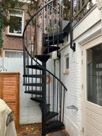 Buitentrap verzinkt zwart - 2 jaar oud (perfecte staat), Doe-het-zelf en Verbouw, Ladders en Trappen, Ophalen, Zo goed als nieuw