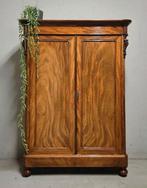 Antieke XL Biedermeier meidenkast vintage kast linnenkast, Ophalen of Verzenden