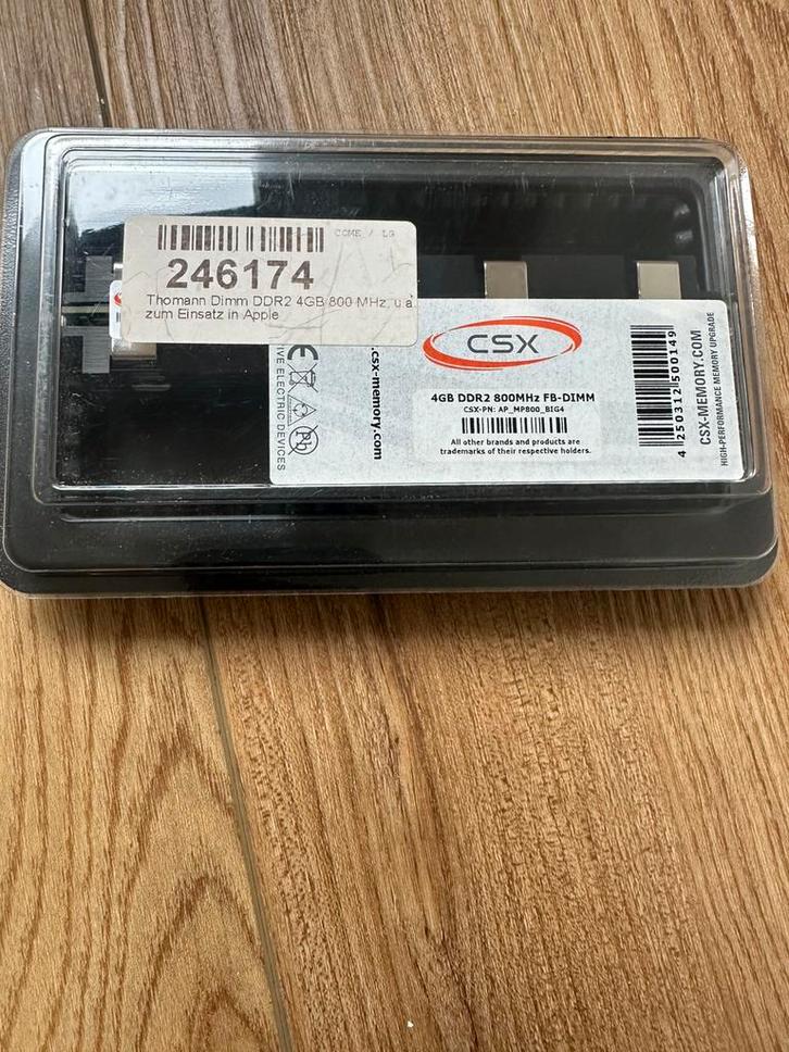 Geheugenmodules Apple Mac Pro 2006-2008 (2 * 4 GB), Computers en Software, RAM geheugen, Gebruikt, Desktop, 4 GB, DDR2, Ophalen of Verzenden