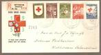 Nederland FDC E14 Met Adres, Rode Kruis 1953, Ophalen of Verzenden, Beschreven, Nederland