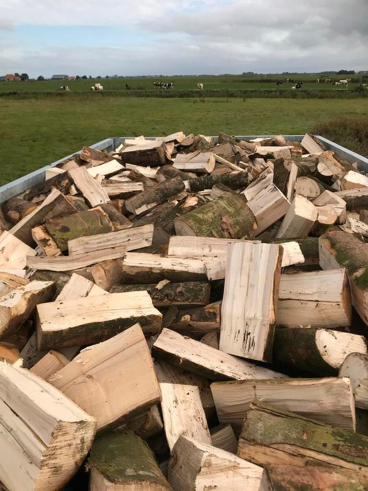 Openhaardhout te koop, Tuin en Terras, Haardhout, Blokken, Overige houtsoorten, 3 tot 6 m³, Ophalen of Verzenden