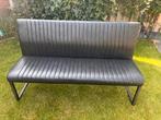 Eetkamerbank met 3 stoelen, Huis en Inrichting, Stoelen, Ophalen, Gebruikt, Zwart, Drie