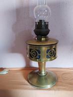Antieke Olielamp Koper, Antiek en Kunst, Ophalen of Verzenden