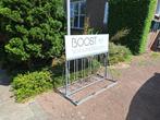 Fietsenrek met reclamebord, Fietsen en Brommers, Fietsaccessoires | Fietsenrekken, Ophalen, Gebruikt