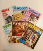 6 x vintage jaren '80 woontijdschriften, Ophalen of Verzenden, Gelezen, Overige typen