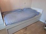 Bed met onderbed Slakt, Huis en Inrichting, Slaapkamer | Bedden, Ophalen, Gebruikt, 90 cm, Eenpersoons