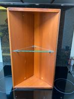 Te kp houten hoek badkamer rekje kastje, (Half)hoge kast, Minder dan 50 cm, Ophalen of Verzenden, Zo goed als nieuw