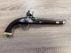 Antiek Flintlock vuursteen pistool, Ophalen of Verzenden, Marine, Nederland, Overige typen