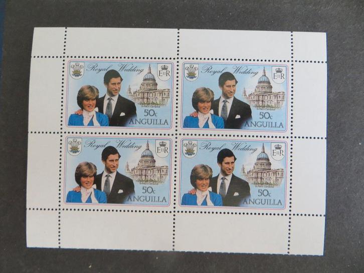 A01174: Anguilla     blok, Postzegels en Munten, Postzegels | Amerika, Noord-Amerika, Ophalen of Verzenden