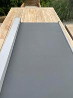 Nieuw Windscherm, uittrekbaar, hoek, 2 beschikbaar, Tuin en Terras, Ophalen, Aluminium, Zo goed als nieuw, 200 cm of meer