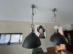 Grote zware industriële hanglampen 2 stuks, Ophalen, 50 tot 75 cm, Zo goed als nieuw, Metaal