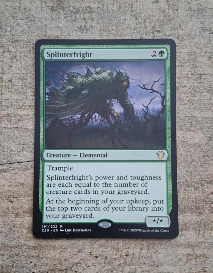 Splinterfright - Magic the Gathering, Hobby en Vrije tijd, Verzamelkaartspellen | Magic the Gathering, Gebruikt, Verzenden