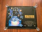 Star Wars The Empire Strikes Back quad poster | double sided, Ophalen of Verzenden, Gebruikt, Boek of Poster