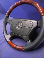 Mercedes Houten Stuur w124 - w201 _ w202 - w140 - w210, Auto-onderdelen, Besturing, Ophalen of Verzenden