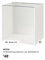 Metod ikea keukenkast 80cm, Huis en Inrichting, Keuken | Keukenelementen, Ophalen, 50 tot 100 cm, Zo goed als nieuw, Minder dan 100 cm