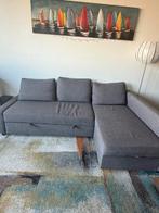 FRIHETEN Hoekbank Slaapbank - Skiftebo donkergrijs, Ophalen, Gebruikt, L shaped, 125 tot 150 cm