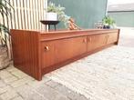 Vintage design XL lowboard Palissander Dressoir tv-meubel, Huis en Inrichting, Kasten | Dressoirs, 25 tot 50 cm, 200 cm of meer