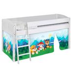 paw patrol hoogslaper bedgordijn, Kinderen en Baby's, Kinderkamer | Bedden, 85 tot 100 cm, Ophalen of Verzenden, Zo goed als nieuw