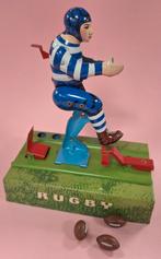 Blikken speelgoed rugby speler, Antiek en Kunst, Antiek | Speelgoed, Ophalen of Verzenden