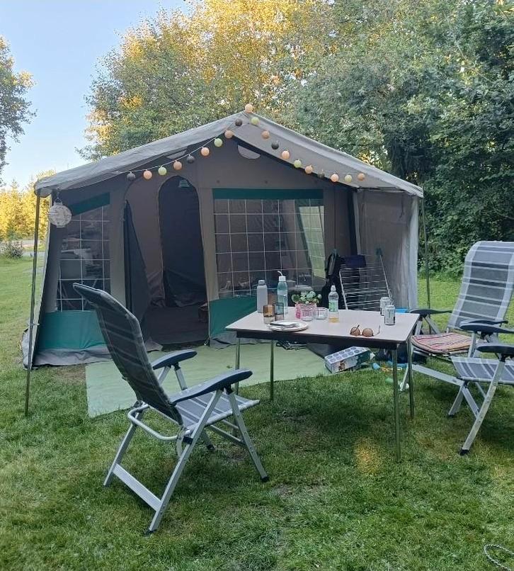 Vouwwagen LET OP: STUK!!, Caravans en Kamperen, Tenten, Zo goed als nieuw, Ophalen