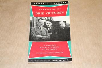 Drie vrienden - Marsman ter Braak du Perron - Studies her beschikbaar voor biedingen