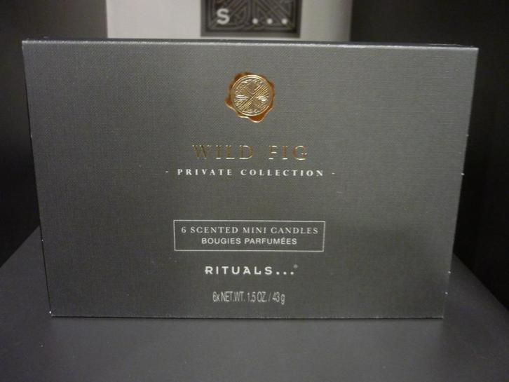 Nieuw Rituals scented mini candles, geurkaars Wild Fig, Huis en Inrichting, Woonaccessoires | Kandelaars en Kaarsen, Nieuw, Minder dan 25 cm