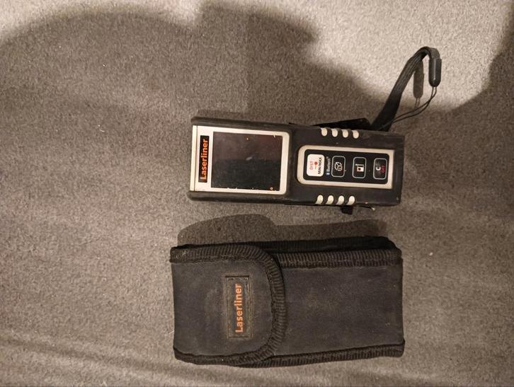 Laserliner digitale afstand meter, Doe-het-zelf en Verbouw, Meetapparatuur, Zo goed als nieuw, Afstand, Ophalen of Verzenden