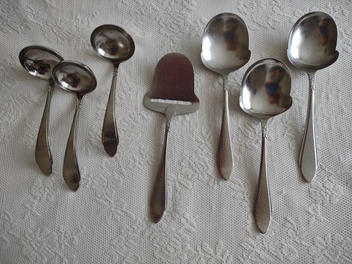 gero zilmeta 755 (hamerslag) bestekaanvulling, Antiek en Kunst, Antiek | Bestek, Ophalen of Verzenden