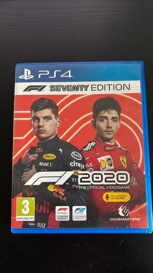 F1 2020 Seventy Edition, Spelcomputers en Games, Games | Sony PlayStation 4, Zo goed als nieuw, Racen en Vliegen, 1 speler, Vanaf 3 jaar