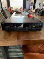 Akai HX-A451W dubbel cassettedeck, Ophalen of Verzenden, Zo goed als nieuw