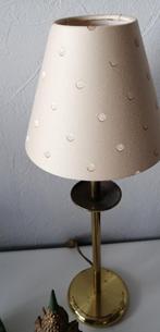 Messing schemerlampje + 3 boeddha's., Huis en Inrichting, Lampen | Tafellampen, Ophalen, Zo goed als nieuw, Minder dan 50 cm