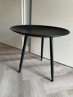Bijzettafel zwart metaal, Huis en Inrichting, Tafels | Bijzettafels, Ophalen, Minder dan 45 cm, Minder dan 55 cm, Metaal of Aluminium
