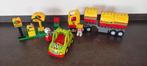 duplo octan tankauto en tankstation (voor de Kerst), Ophalen of Verzenden, Zo goed als nieuw, Duplo