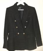 Super mooi zwart boucle kerst feest jasje blazer M, Kleding | Dames, Ophalen of Verzenden, Zo goed als nieuw, Maat 38/40 (M), Zwart