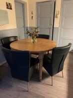 4 keuken stoelen., Huis en Inrichting, Gebruikt, Blauw, Ophalen of Verzenden, Vier