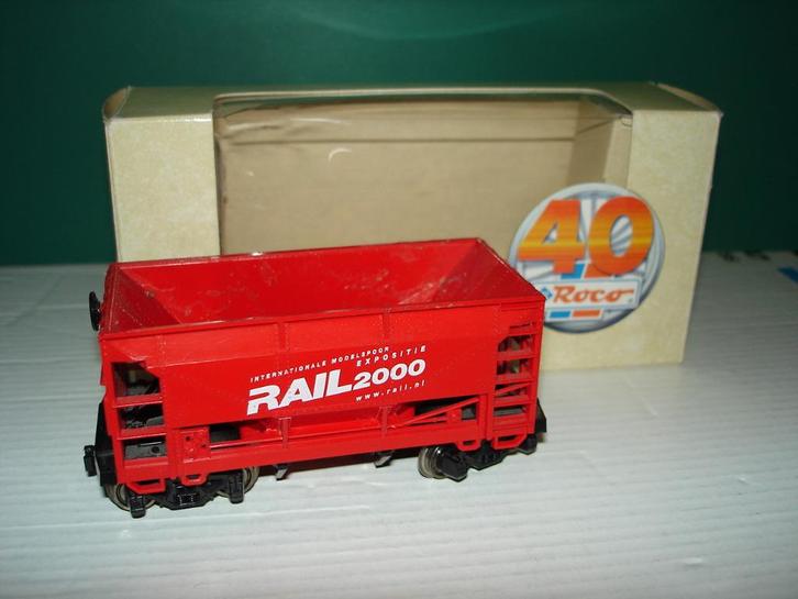 ROCO onderlosser in Jubileum uitvoering, Hobby en Vrije tijd, Modeltreinen | H0, Zo goed als nieuw, Wagon, Gelijkstroom, Roco