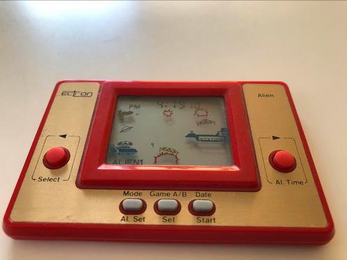 Ectron Alien mini spelcomputer LCD scherm handheld retro, Spelcomputers en Games, Spelcomputers | Overige, Gebruikt, Ophalen of Verzenden