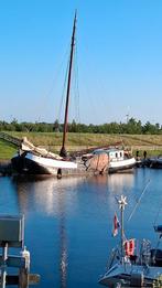 ZeeTjalk de voorwaarts, woonschip, charter, museumschip, Watersport en Boten, Platbodems, Ophalen, Gebruikt, Staal, Diesel