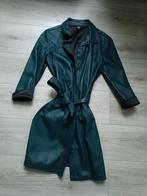 Stoere petrol kleurige leather look jurk - Maat M, Kleding | Dames, Maat 38/40 (M), Thunder Fox, Ophalen of Verzenden, Zo goed als nieuw