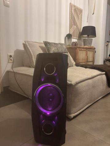 Sony GTK-N1BT 100W bluetooth partybox/woofer LED beschikbaar voor biedingen