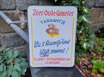 Emaille Reclamebord Bord Oude Genever T Kraantje, Verzamelen, Merken en Reclamevoorwerpen, Ophalen of Verzenden, Zo goed als nieuw